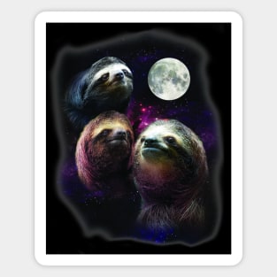 Three Sloths Magnet